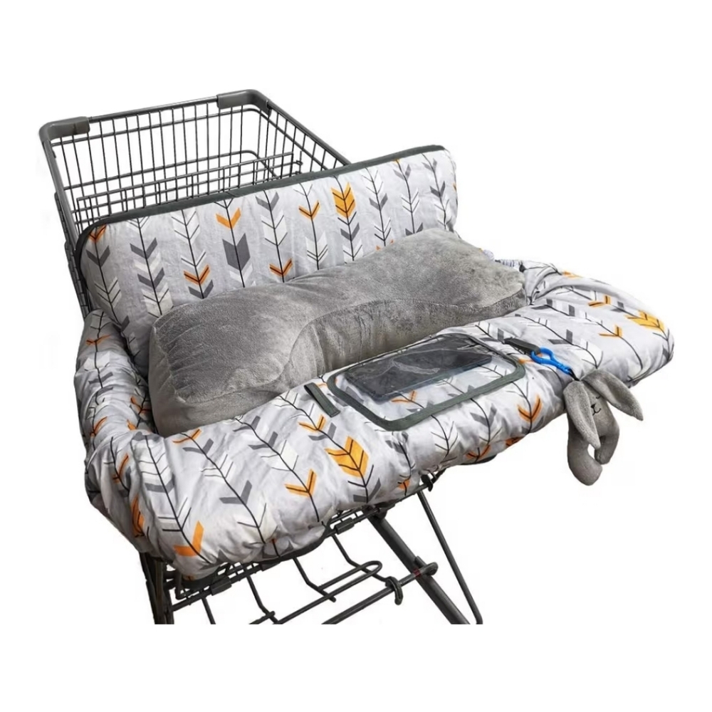 Cozy Arrow Patterned Baby Shopping Cart Cover